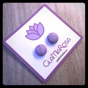 Handmade fabric earrings